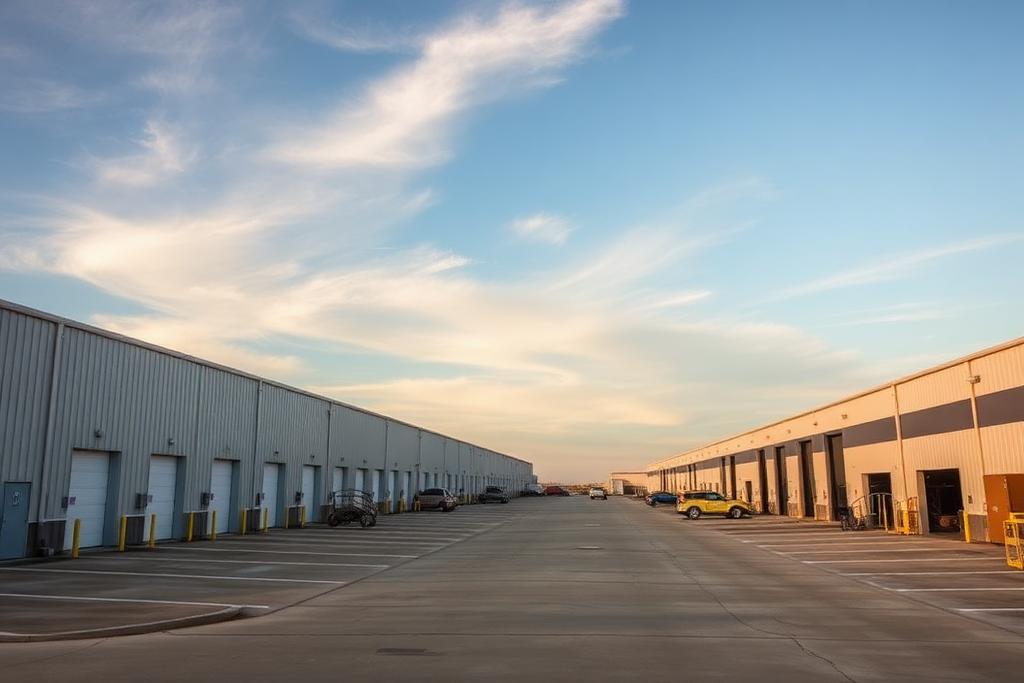 Light industrial business park in the eastern Oklahoma City metro